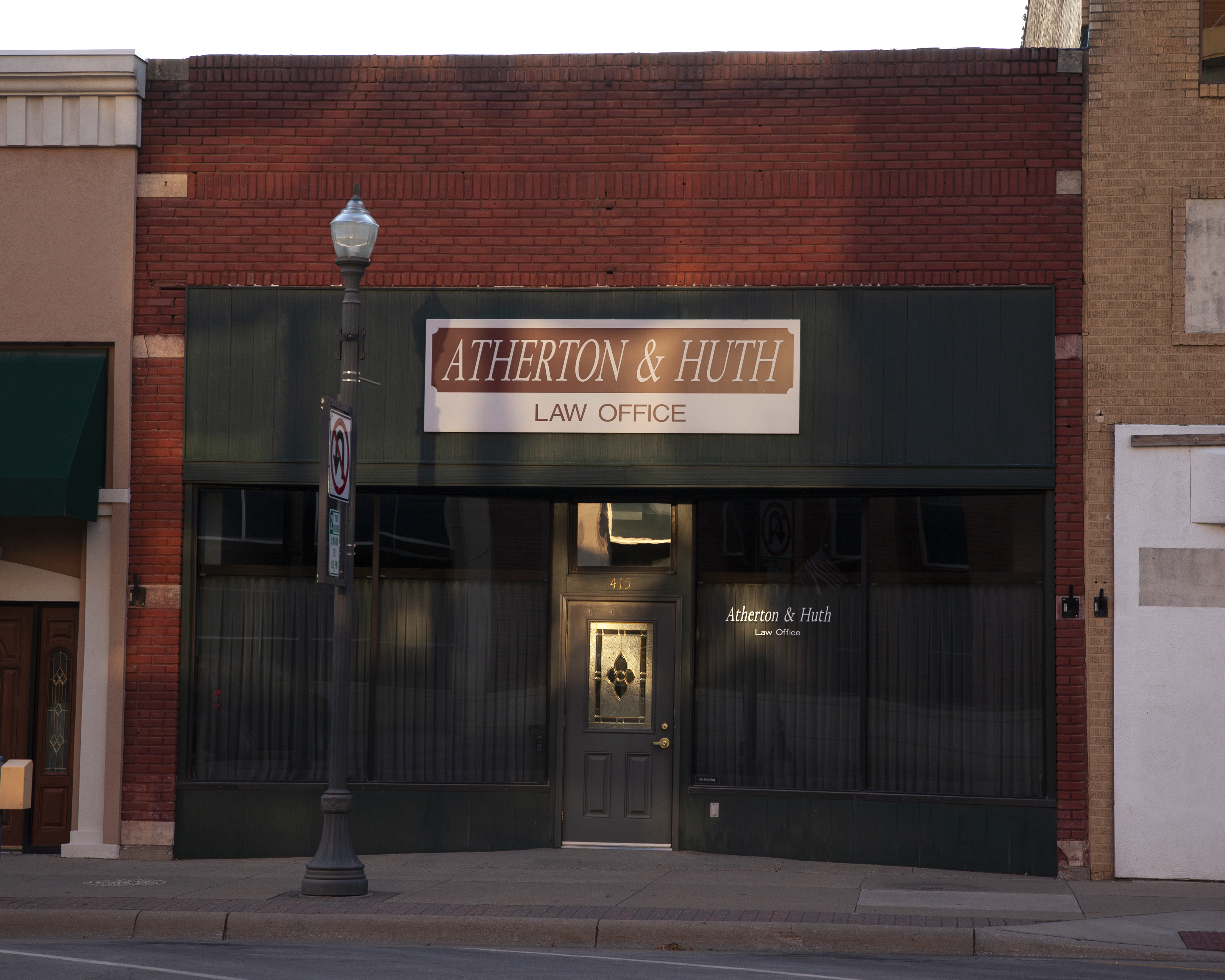 A photo of the Atherton Huth Law Office in Emporia, KS